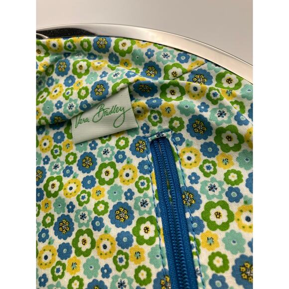 Vera Bradley Eloise English Meadow Kiss Lock Bowler Bag Shoulder Floral Spring - Picture 4 of 11